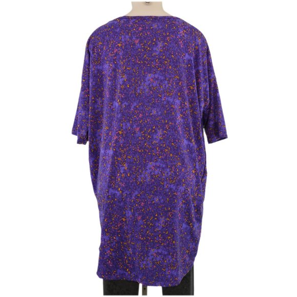 LuLaRoe Purple, Yellow, and Pink Irma Top (L) - Picture 3 of 3